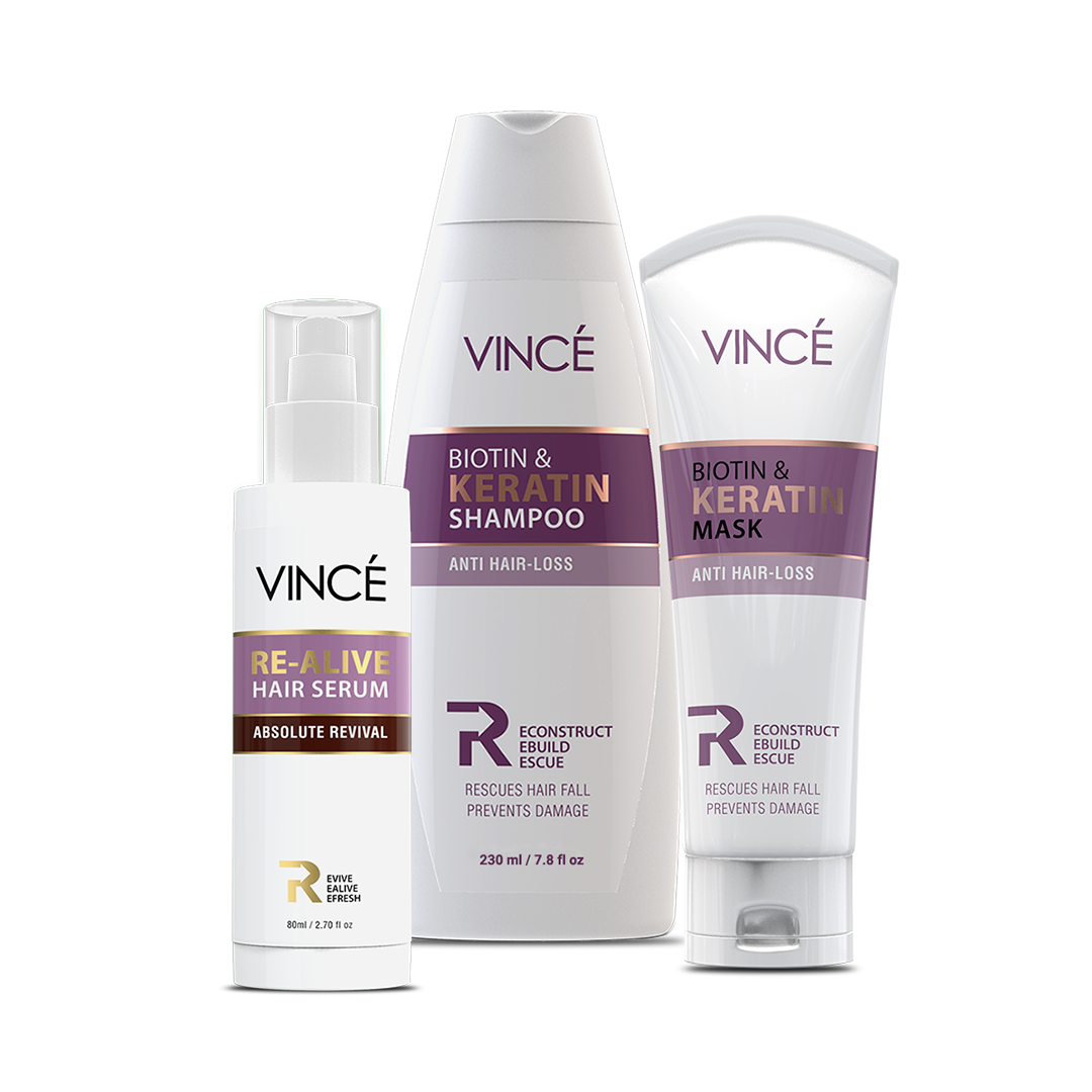 Vince Rice Kit Vince Anti Hair Fall Kit - Glow Beauty