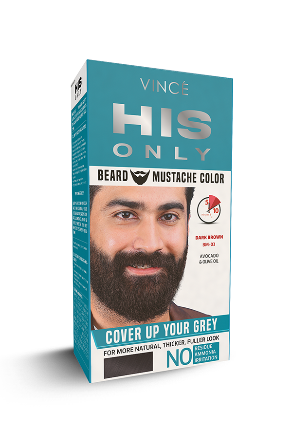 Buy  Vince Dark Brown - Beard & Mustache Color - at Best Price Online in Pakistan