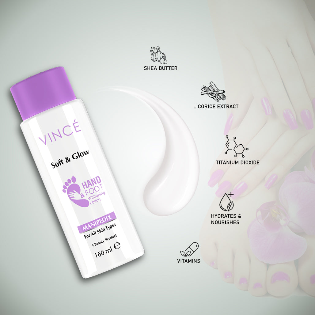 Buy  Vince Soft & Glow (Hand & Foot Lightening Lotion) - 160ml - at Best Price Online in Pakistan