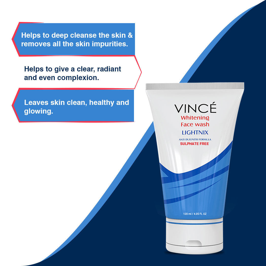 Buy  Vince LIGHTNIX Lightening Face Wash - 120ml - at Best Price Online in Pakistan