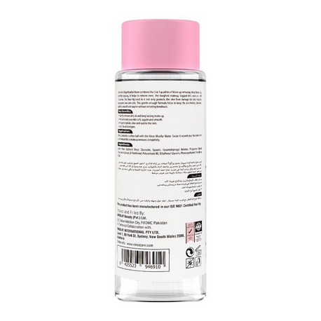 Buy  Vince 3-In-1 Micellar Water - 160ml - at Best Price Online in Pakistan