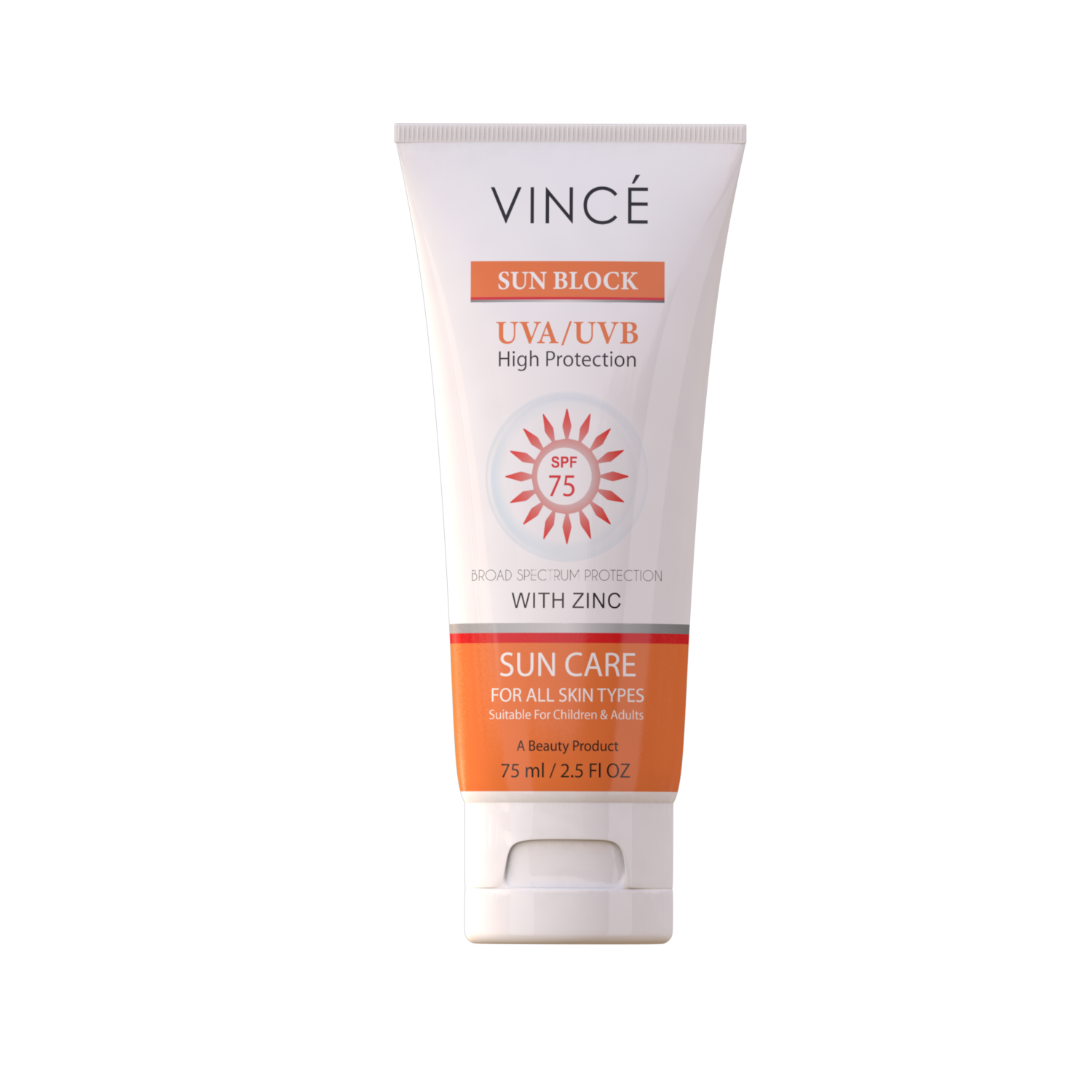 Buy  Vince UVA & UVB Protector SPF (75) - 80ml - at Best Price Online in Pakistan