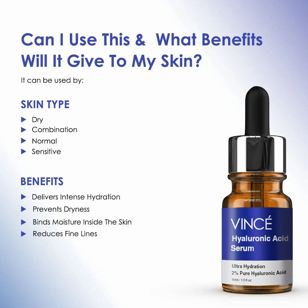 Buy  Vince Hyaluronic Acid Serum - 30ml - at Best Price Online in Pakistan