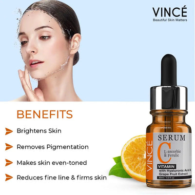 Buy  Vince Vitamin C Face Serum - 30ml - at Best Price Online in Pakistan