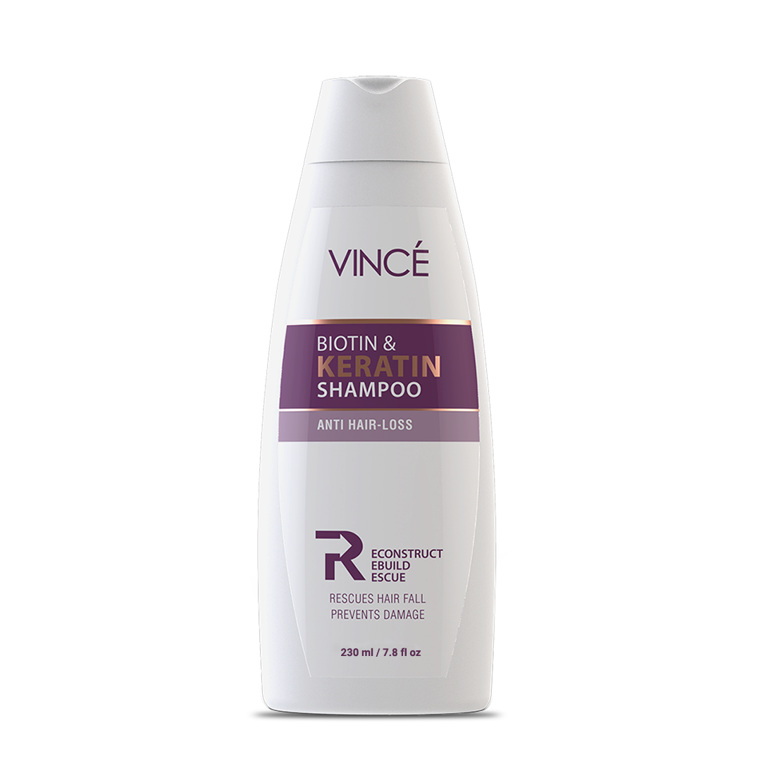 Buy  Vince Biotin &amp; Keratin Shampoo - 230ml - at Best Price Online in Pakistan